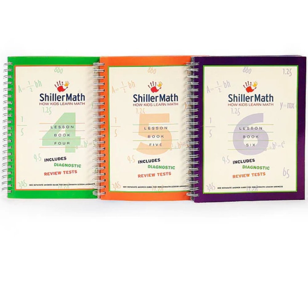 ShillerLearning Montessori Math Kit II Curriculum Books and Answer Guide Books